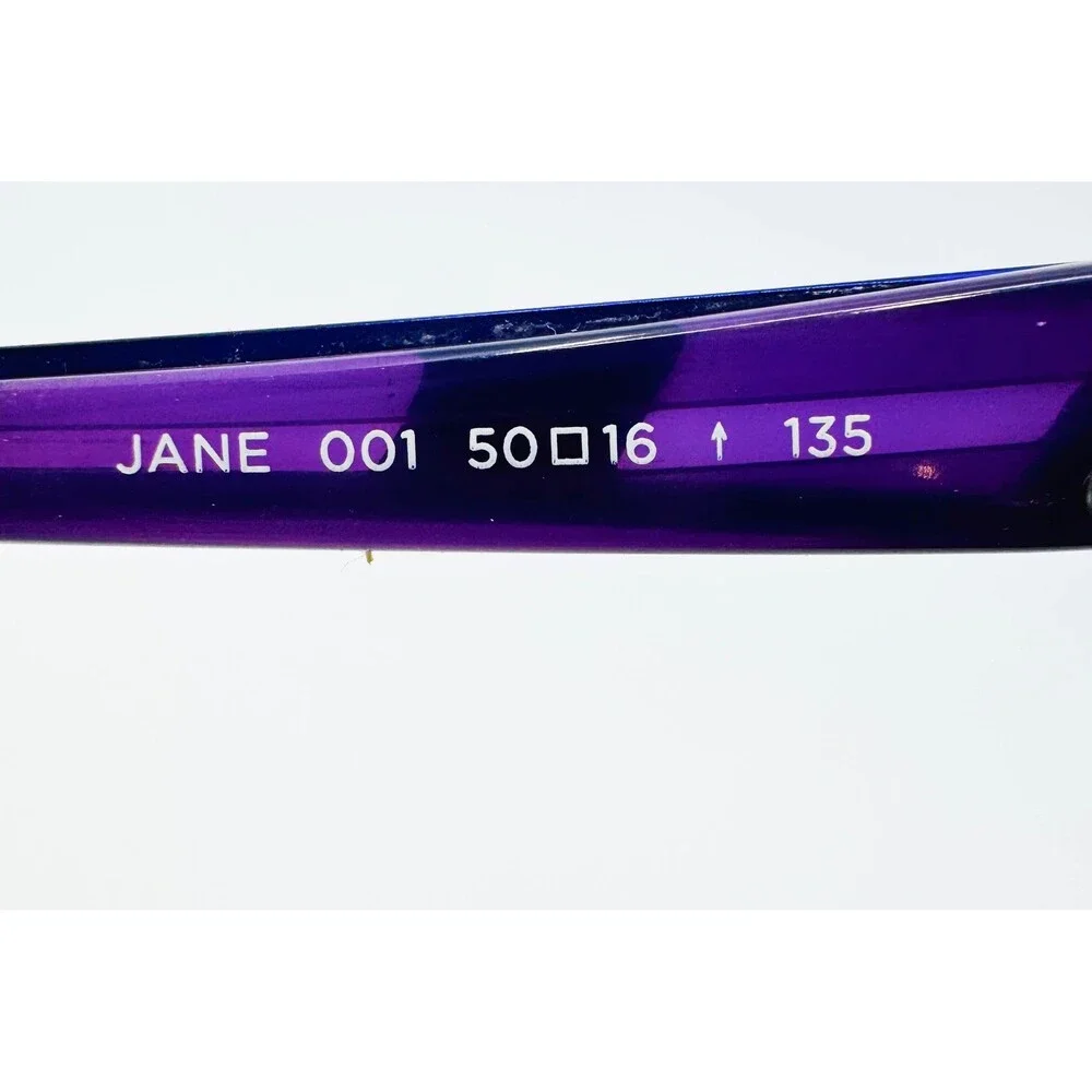 Marchon NYC Eyeglass Frames Womens Purple Jane 001 West Side 50-16-135